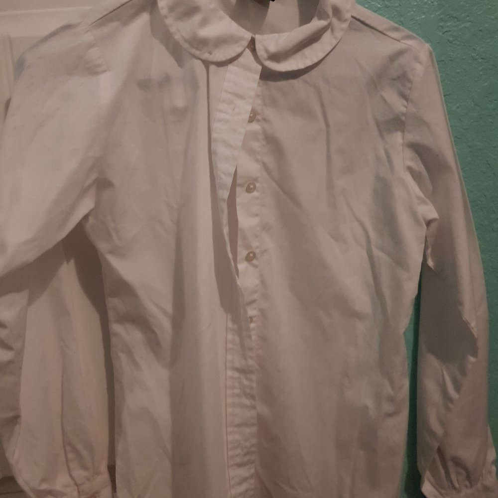Girls White button down